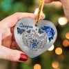 Personalized My Angel Has Paw Custom Name Ceramic Ornament