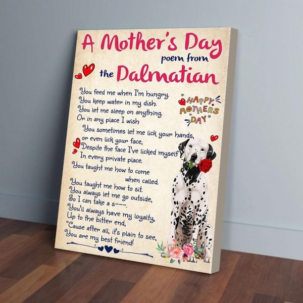 A Mother's Day Poem From The Dalmatian Canvas Prints Wall Art Decor