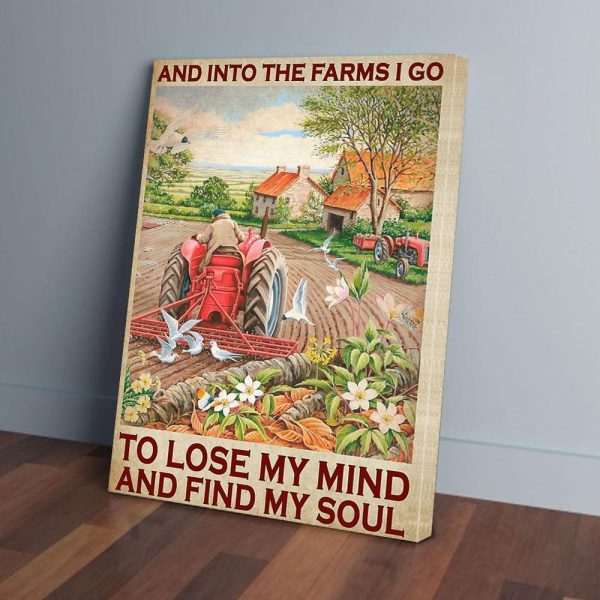 And InTo The Farms I Go Canvas Prints Wall Art Decor