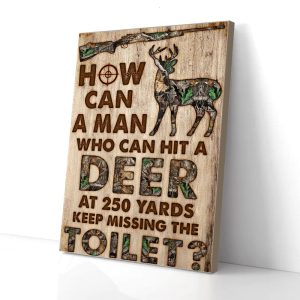 Funny Story Man Loves Hunting Deer Canvas Prints Wall Art Decor