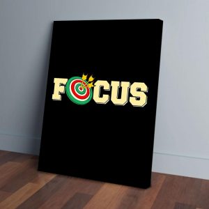 Just Focus Darts Canvas Prints Wall Art Decor