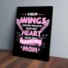 My Mom In Heaven My Heart Was Not Ready Love You Mom Canvas Prints Wall Art Decor