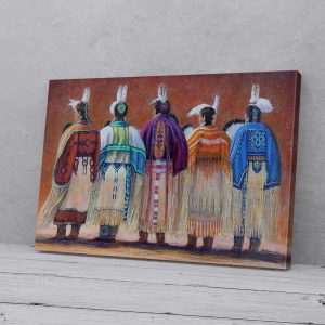 Native Woman Canvas Prints Wall Art Decor