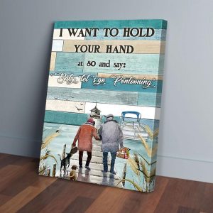 The Old Love Beach I Want To Hold You Hand Canvas Prints Wall Art Decor