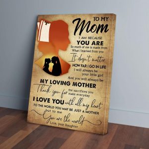 To My Mom Nursing Mom Canvas Prints Wall Art Decor