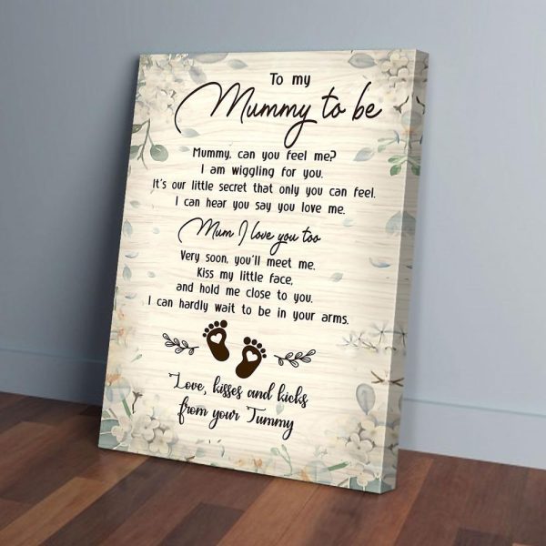 To My Mummy To Be Jummy Canvas Prints Wall Art Decor