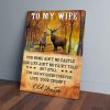 To My Wife Husband Deer Hunting Canvas Prints Wall Art Decor