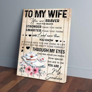 To My Wife Husband Nurse Canvas Prints Wall Art Decor