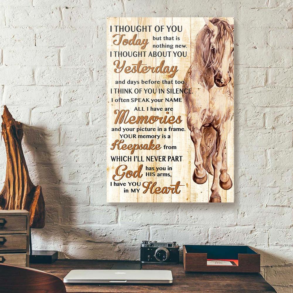 Vintage-Horse-I-Have-You-In-My-Heart-Canvas-Prints-Wall-Art-Decor-1