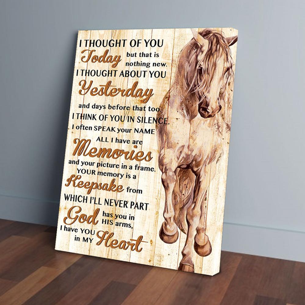 Vintage-Horse-I-Have-You-In-My-Heart-Canvas-Prints-Wall-Art-Decor Vintage Horse I Have You In My Heart Canvas Prints Wall Art Decor