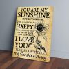 You Are My Sunshine Sunflower Canvas Prints Wall Art Decor